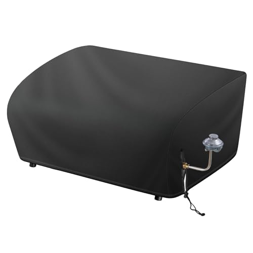Grillabdeckung für Blackstone 55,9 cm Grillplatte, wasserdichte Oxford-Grillabdeckung mit Kordelzug, Flache Gasgrillabdeckung, passt nur für Blackstone 55,9 cm Tischgrill mit Haube von Bonnary