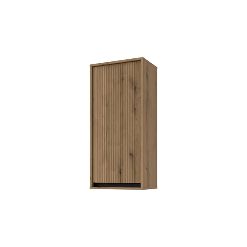 Hängeschrank mit geriffelter Front Yukashi 1F T501 Eiche evoke von bonni