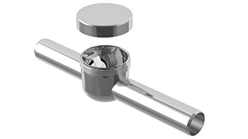 Bonomini 0750AR54B7 | Horizontales Anti Überflutung Ventil | Siphon DN32 | Rückschlagventil | Anti Geruchs Ablauf | Plastik, Chrom Bonomini 0750AR54B7 | Horizontales Anti Überflutung Ventil | Siphon DN32 | Rückschlagventil | Anti Geruchs Ablauf | Plastik, Chrom von BONOMINI