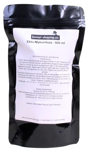 Bonsai-Shopping Mykorrhiza, Ektomykorrhiza - 500 ml für viele Pflanzen und Bonsai 63054 von Bonsai-Shopping