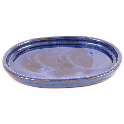 Bonsai - Untersetzer oval 17 x 13.5 cm, blau 54340 von Bonsai-Shopping