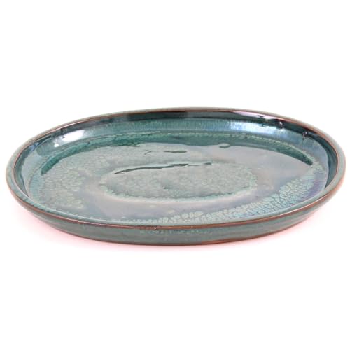 Bonsai - Untersetzer oval 21.5 x 16.5 cm grün 54331 von Bonsai-Shopping