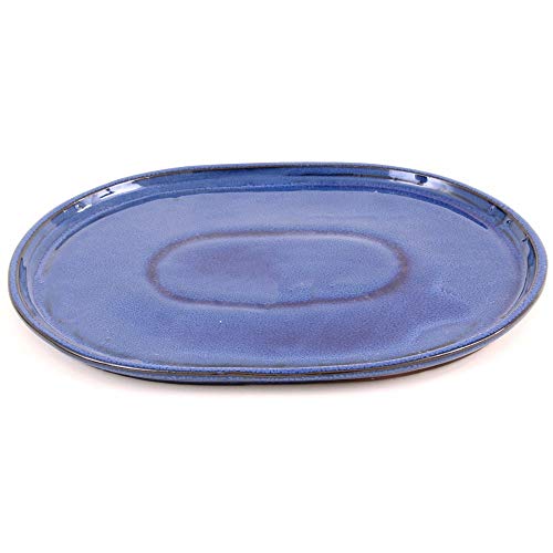 Bonsai - Untersetzer oval 31 x 24 cm, blau 54310 von Bonsai-Shopping