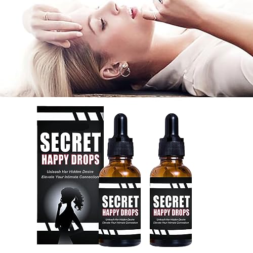 Secret Happy Drops Pleasurepeak Oral Drops,Secret Happy Drops for Her,Secret Happy Drops Leads The Way,Oost Energy Levels, Promoting Relaxation, Promoting Improved Blood Flow (2 PCS) von Bonseor
