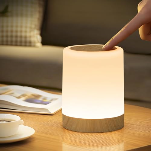 Bonsery Nachttischlampe Touch Dimmbar 256 Farben & 3 Modi, Stilllicht ohne Kabel mit Timing & Memory, LED Touch Lampe Nachtlampe USB Aufladbar mit Hook für Wohnzimmer Kinderzimmer Camping Bonsery Nachttischlampe Touch Dimmbar 256 Farben & 3 Modi, Stilllicht ohne Kabel mit Timing & Memory, LED Touch Lampe Nachtlampe USB Aufladbar mit Hook für Wohnzimmer Kinderzimmer Camping von Bonsery