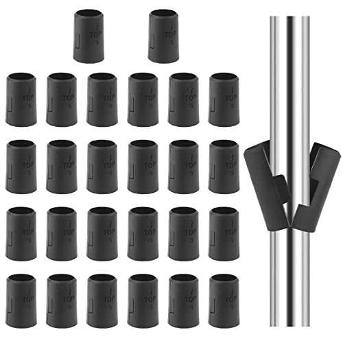 Bonsicoky 52 Stück Draht-Regalschloss-Clips für 2,5 cm Pfosten, Draht-Regal-Clips, Regalhülsen, Ersatz für Draht-Regalsystem, 26 Paar von Bonsicoky