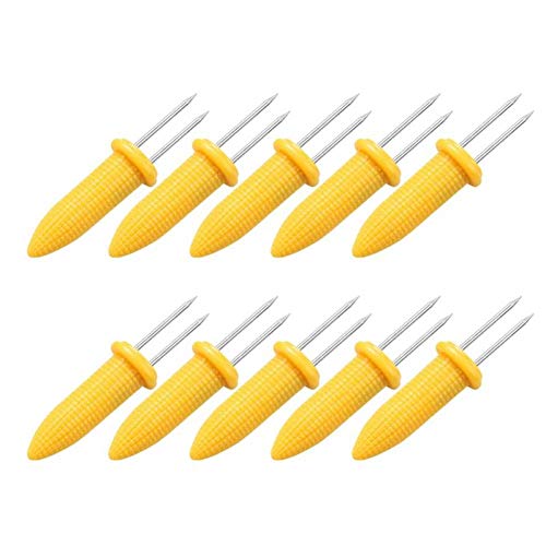 Bontannd 10pcs Stainless Steel Corn Forks Holder Corn on The Cob Skewers for Kitchen Barbecue Camping Picnic Bontannd 10pcs Stainless Steel Corn Forks Holder Corn on The Cob Skewers for Kitchen Barbecue Camping Picnic von Bontannd