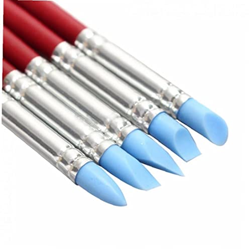 Bontannd 1 Set Silikonfondantformung Stift Pinsel Kunst Handwerk Ton Kleider Dekorationtools Modellierung Skulptur Skulpting Carver Carver Carving Werkzeuge Stift Bontannd 1 Set Silikonfondantformung Stift Pinsel Kunst Handwerk Ton Kleider Dekorationtools Modellierung Skulptur Skulpting Carver Carver Carving Werkzeuge Stift von Bontannd