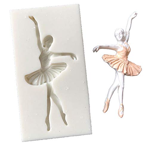 Bontannd Mädchen Silikonform Ballett Süßigkeiten Schokoladenform Fondant Süßigkeit Seife Formen Kuchen Dekorieren Topper Backwerkzeug von Bontannd