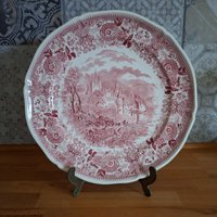 Villeroy Und Boch Burgenland Rot - Kuchenplatte Wandteller Servierplatte 60Er Jahre Vintage Neuwertig Villeroy Und Boch Burgenland Rot - Kuchenplatte Wandteller Servierplatte 60Er Jahre Vintage Neuwertig von BonumProNatura