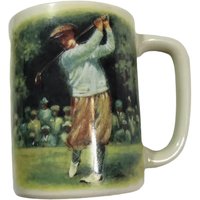 Vintage Figi Otagiri Japan Golf Becher Spieler Putter Swing Spiel Turnier Sport Keramik Kaffeegetränk Geschenk Sammlerstück Sammlung von JunkWithJeab