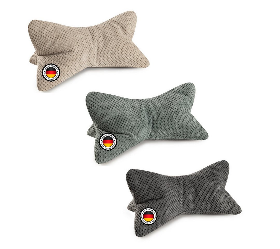 Bonvionn Kopfkissen 3er Set Ole Leseknochen, Füllung: Polyester, Bezug: Weich, Spar-Set, 3-tlg, ergonomische Form für Nacken- oder Lendenstütze Flexible Stütze Bonvionn Kopfkissen 3er Set Ole Leseknochen, Füllung: Polyester, Bezug: Weich, Spar-Set, 3-tlg, ergonomische Form für Nacken- oder Lendenstütze Flexible Stütze von Bonvionn