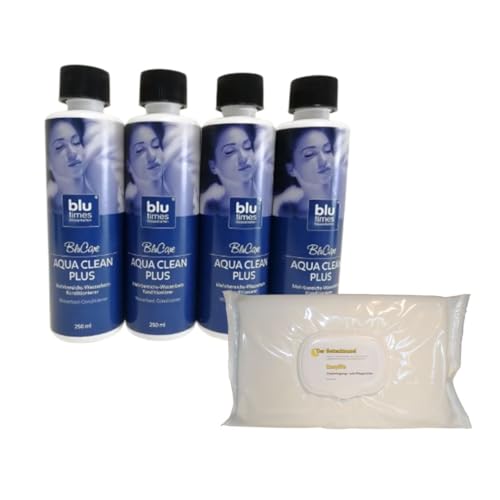 Vier Wasserbett Konditionierer mit Einer Packung Vinyl - Reinigungstücher (a 15 STK) Spar-Set 5teilig von Bonvionn