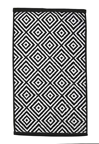 Zwei Gästehandtücher - Done Daily-Shapes Diamond - 30x50cm - 3 Farben - 100% Baumwolle - 2er Set Doppelpack, Done:Black 1000 Zwei Gästehandtücher - Done Daily-Shapes Diamond - 30x50cm - 3 Farben - 100% Baumwolle - 2er Set Doppelpack, Done:Black 1000 von Bonvionn