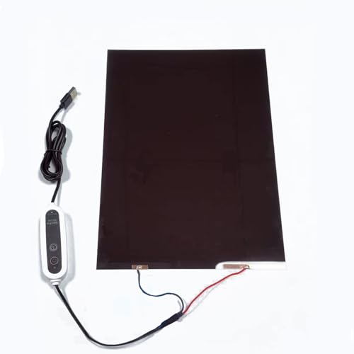 Bonxrdun Intelligente Glasfolie PDLC Smart Film A4（21×29.7cm） Probe Elektronische Smart Film Elektrische Smart Glasfolie (schwarz) von Bonxrdun
