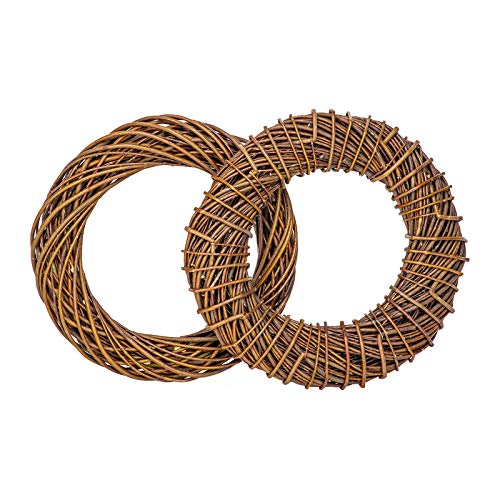 BooGardi Weidenkranz eingedreht · 9 Größen · Ø 20cm · Dekoration aus Naturweide · Reben Weidenring · Tischdeko Wanddeko Hochzeitsdeko · Dekokranz BooGardi Weidenkranz eingedreht · 9 Größen · Ø 20cm · Dekoration aus Naturweide · Reben Weidenring · Tischdeko Wanddeko Hochzeitsdeko · Dekokranz von BooGardi