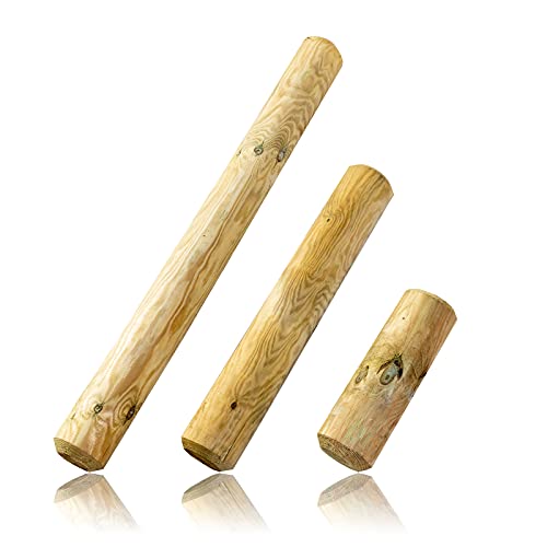 BooGardi Holzpalisaden rund gefast in 18 Größen · ø 10 cm Länge 180 cm · Rundholz · imprägnierte Garten-Palisaden · zur Beeteinfassung · Sandkasten BAU BooGardi Holzpalisaden rund gefast in 18 Größen · ø 10 cm Länge 180 cm · Rundholz · imprägnierte Garten-Palisaden · zur Beeteinfassung · Sandkasten BAU von BooGardi