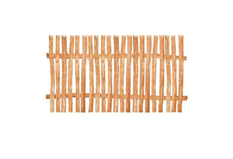 BooGardi Staketenzaun Gartenzaun Bausatz, (Höhe 50cm x Breite 90cm Lattenabstand 3-4cm), viele Größen Holzzaun Garten Lattenzaun Zaunfeld von BooGardi