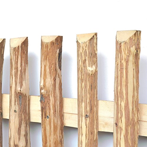 BooGardi Zaunlatten aus Haselnuss · 24 Größen · Zaunbretter 7·9 cm x 200cm · Holzlatten zum Selbstbauen von Holzzaun Lattenzaun Staketenzaun von BooGardi