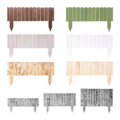 BooGardi Rollborder Holz · 6 Farben · Höhe 20/30/40 cm · gebrannt 30cm x 200cm · Beetrolli als Flexible Beetumrandung Mähkante · Steckzaun Blumenbeet BooGardi Rollborder Holz · 6 Farben · Höhe 20/30/40 cm · gebrannt 30cm x 200cm · Beetrolli als Flexible Beetumrandung Mähkante · Steckzaun Blumenbeet von BooGardi