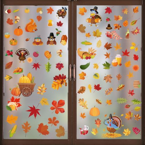 Fensterbilder 9 Blätter Erntedankfest Fensteraufkleber, Thanksgiving Fenster Aufkleber Ahornblätter Marone Fenster Sticker Selbstklebend Fensteraufkleber PVC Aufkleber Deko für Kinderzimmer Dekoration Fensterbilder 9 Blätter Erntedankfest Fensteraufkleber, Thanksgiving Fenster Aufkleber Ahornblätter Marone Fenster Sticker Selbstklebend Fensteraufkleber PVC Aufkleber Deko für Kinderzimmer Dekoration von Booaee