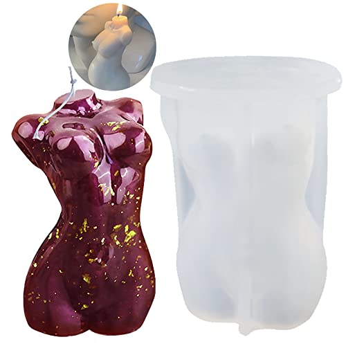 Silikonform Kerzen Bubble Kerze, Kerzen Formen Silikon Körper Kerzen Kerze Frauenkörper Kerze, Kerze Aesthetic Kerzen Bubble Candles Aesthetic Candle, 3D Silikonform für Handarbeit Ornamente Duftkerze von Booaee