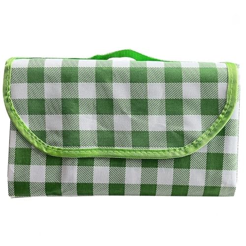 BooeDareno 1 x tragbare Feder-Reisematte, Reisematte, Picknick-Matte, verdickte, wasserdichte Camping-Matte, Strand (Smaragdgrün) von BooeDareno