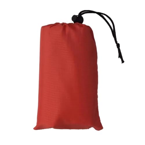 BooeDareno 140 x 200 cm Taschen-Picknick-Strandmatte, sandfreie Decke, Camping, Outdoor, Picknick, Zelt, faltbare Abdeckung, Bettwäsche, 3 Größen (Rot, 1,4 x 2 m) von BooeDareno