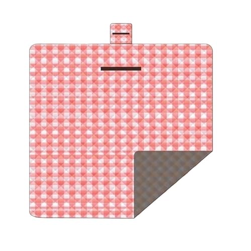 BooeDareno 2 x 2 m Outdoor-Picknickdecke, faltbar, wasserdicht, Campingmatte, maschinenwaschbar, dicker Teppich, Stranddecke, tragbare Zelt-Bodenmatte (Farbe 01) von BooeDareno