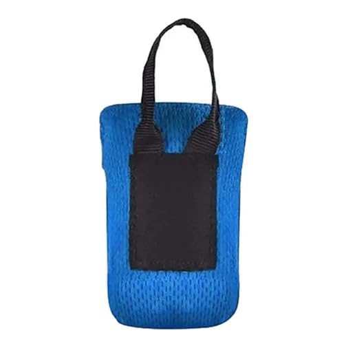BooeDareno Mini-Taschen-Picknickdecke, Outdoor-Taschendecke, kompakt, tragbar, Picknickmatte, wasserdichte Matte, leicht, Strandunterlage, faltbar (blau) von BooeDareno