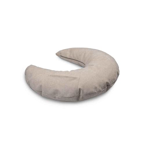 Bookiepad Lesekissen Classic Creme mit Tasche, Füllung Polyester für bequemes Lesen, Cozy Reading, egal ob Wohnzimmer oder Schlafzimmer das perfekte Buchkissen von Bookiepad