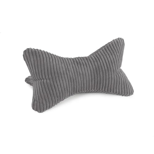 Bookiepad Leseknochen Cozy Shara, ergonomische Form für Nacken- oder Lendenstütze, Flexible Stütze für Bücher, E-Books oder Tablets (Anthrazit) von Bookiepad