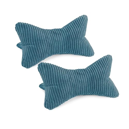 Bookiepad Leseknochen Cozy Shara 2er Set, ergonomische Form für Nacken- oder Lendenstütze, Flexible Stütze für Bücher, E-Books oder Tablets (Petrol) von Bookiepad