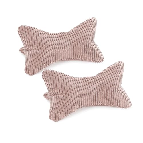 Bookiepad Leseknochen Cozy Shara 2er Set, ergonomische Form für Nacken- oder Lendenstütze, Flexible Stütze für Bücher, E-Books oder Tablets (Rose) von Bookiepad