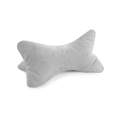 Bookiepad XXL Leseknochen Cozy Home ca. 75 x 39 x 39 cm, ergonomische Form für Nacken- oder Lendenstütze, Flexible Stütze für Bücher, E-Books oder Tablets, grau von Bookiepad