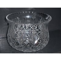 Blei Kristall Herzstück Obst Servierschüssel - Diamant Burst Muster Große 6 X 8 3/8 von BooksShop