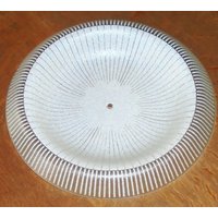 Untertasse Teller Leuchte Runde Schale Selten Vintage Atomic 46 cm von BooksShop