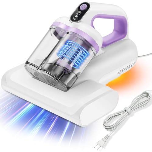 Boolean Cloud Milbensauger für Matratzen, Milbensauger mit UV Licht, 15Kpa Starke Absaugung Matratzenreiniger mit Heißer Wind, Hausstaubmilben Bekämpfen Sauger von Boolean Cloud