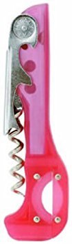 boomerangtm Doppelhebel Korkenzieher (Rosa Transparent) von Boomerang