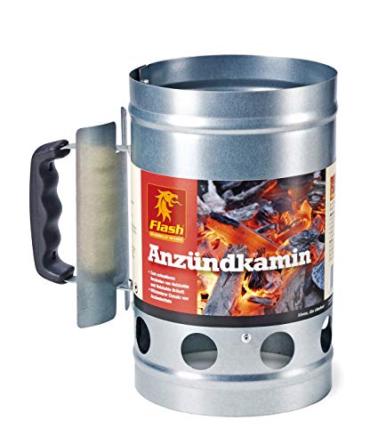 Grill-Anzündkamin mit Sicherheitsgriff von S&M