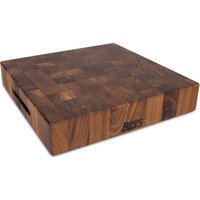 Boos Blocks Black Walnut Hackblock 38x38x7,5 cm - Walnuss-Stirnholz von Boos Blocks