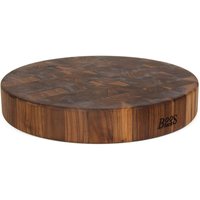 Boos Blocks Black Walnut Hackblock rund 46 cm - Walnuss-Stirnholz von Boos Blocks