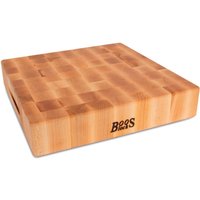 Boos Blocks Prep Blocks Hackblock 38x38x7,5 cm - Ahorn-Stirnholz von Boos Blocks