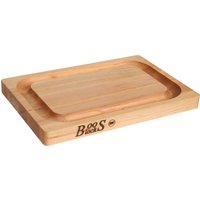 Boos Blocks Pro Chef-Lite Schneidebrett 31x20x2,5 cm mit Saftrille - Ahornholz von Boos Blocks