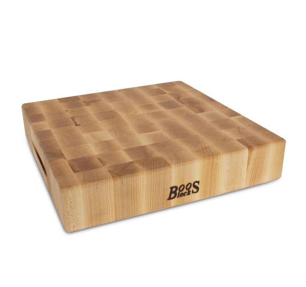 Boos Blocks Schneidebrett Boos Blocks Hackblock Ahorn 31 x 31 x 8 cm, Ahornholz von Boos Blocks