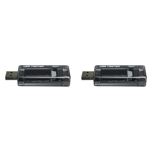 Booso 2X DC Mobile Power Ladestrom Spannung Digitaler Monitor USB Tester Strom 0-3A Spannung 4-20V Dual Meter Display von Booso