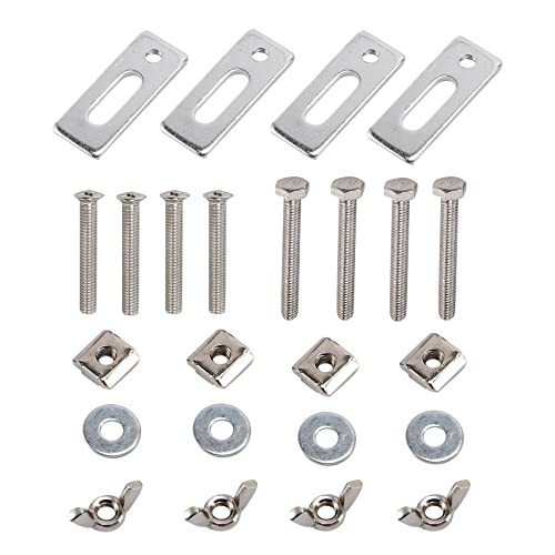Booso 4 Stück T-Track-Klemmen, Mini-T-Schienen-Halteklemmen-Set, kompatibel mit 3018-PRO, 3018-PROVER, 1810-PRO CNC-Fräsmaschine Booso 4 Stück T-Track-Klemmen, Mini-T-Schienen-Halteklemmen-Set, kompatibel mit 3018-PRO, 3018-PROVER, 1810-PRO CNC-Fräsmaschine von Booso