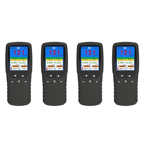 Booso 4X 9 im 1 Luft QualitäTs Monitor Innen AußEn PM2.5, PM1.0, PM10, HCHO, Temperatur und Feuchtigkeits Sensor Des Detektor Testers Booso 4X 9 im 1 Luft QualitäTs Monitor Innen AußEn PM2.5, PM1.0, PM10, HCHO, Temperatur und Feuchtigkeits Sensor Des Detektor Testers von Booso