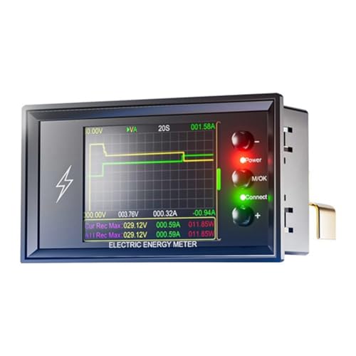 Booso DC 0-420V 300A WiFi-Elektroenergiemessgerät Batteriekapazitätstester DC-Stromspannungsleistungsmessgerät mit Relaismodul Booso DC 0-420V 300A WiFi-Elektroenergiemessgerät Batteriekapazitätstester DC-Stromspannungsleistungsmessgerät mit Relaismodul von Booso