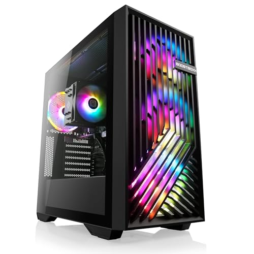 Boost Boxx Gaming PC mit Windows 11 Home, AMD Ryzen 7 7700 8X 3800 MHz, 1000 GB M.2 SSD, 16 GB DDR5-RAM, AMD Radeon Graphics, Gigabyte Mainboard, USB 3.2, M10940H von Boost Boxx